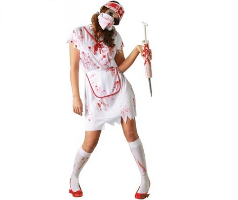 disfraces-halloween-chica-enfermera-zombie