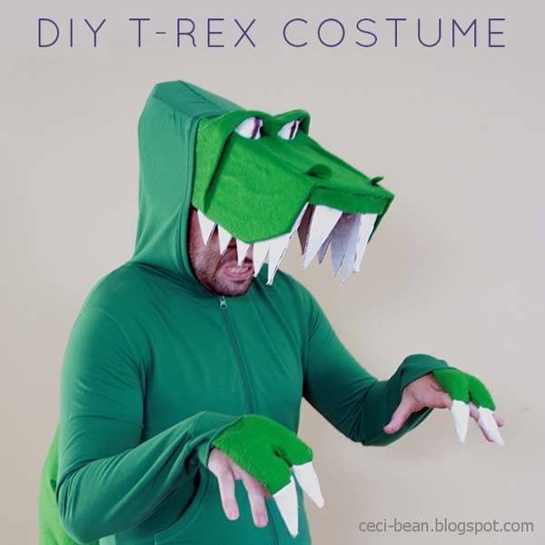 Cómo hacer un disfraz de dinosaurio casero